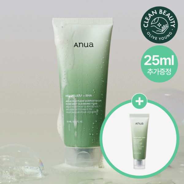 Anua ドクダミクオセチノールポアディープクレンジングフォーム 150ml(+25ml)